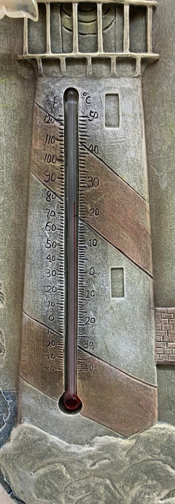 Hanging Lighthouse Thermometer