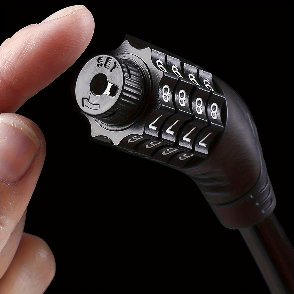 Combination Cable Lock - Anti-Theft for Bikes & Gear