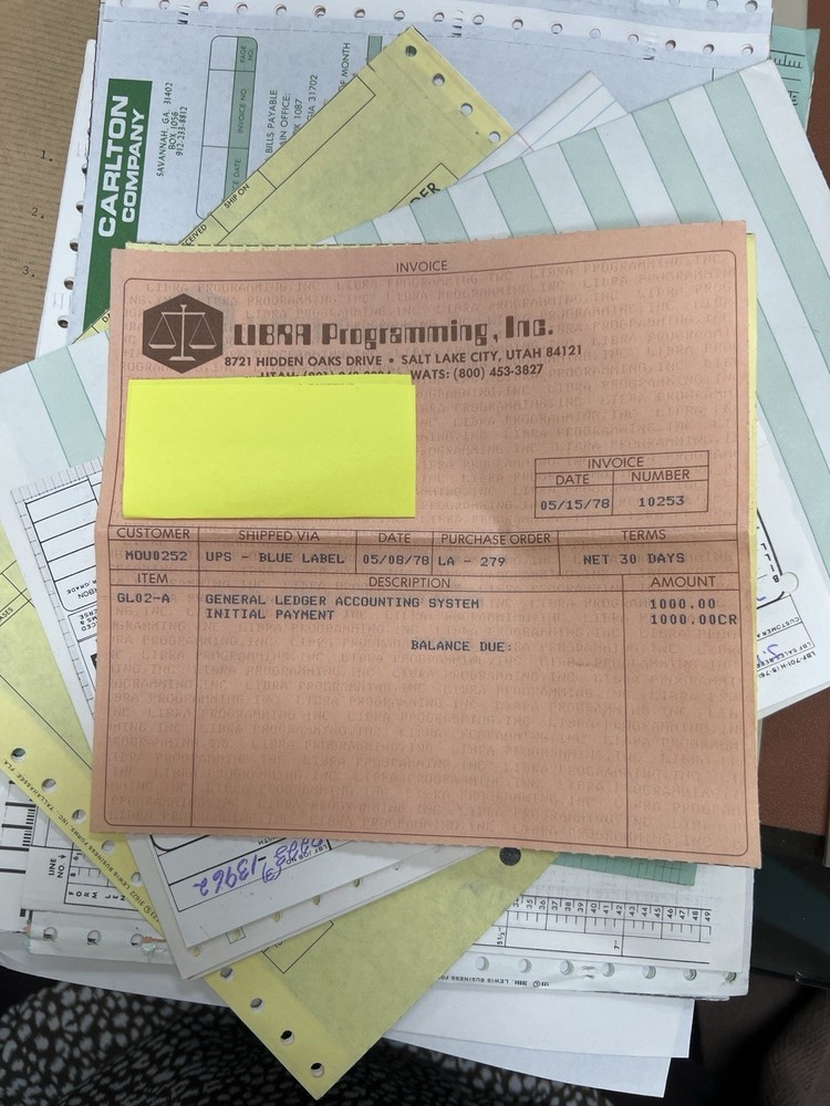 Vintage LIBRA Accounting System Manual Binder IBM 5110 Phase I Computer 1977 Doc