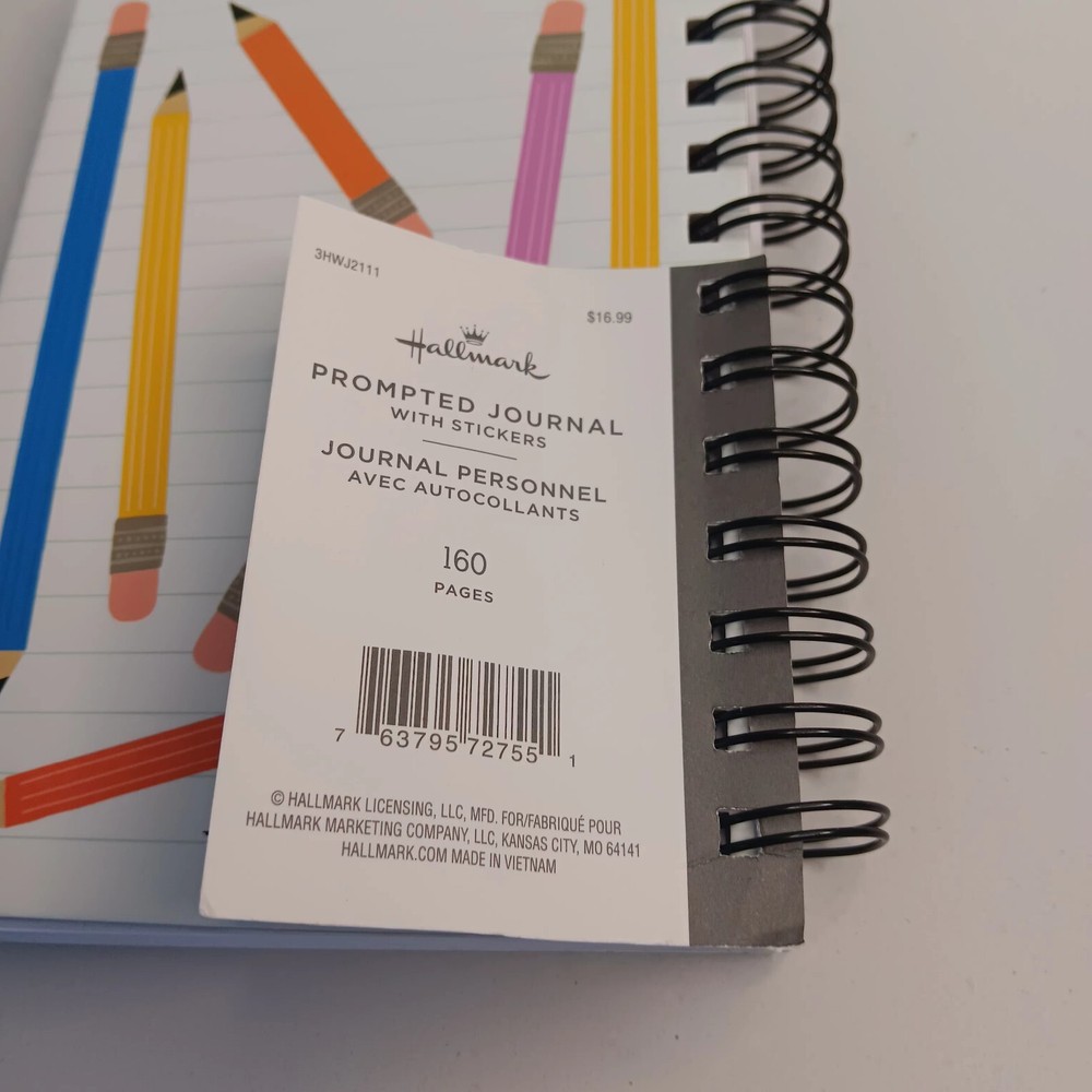 Hallmark Write On! Sticker Prompt Journal