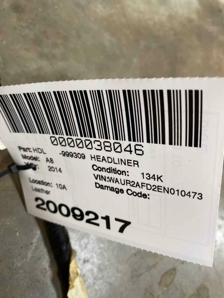 2011 - 2018 Headliner Assembly Leather Gray Alcantara OEM