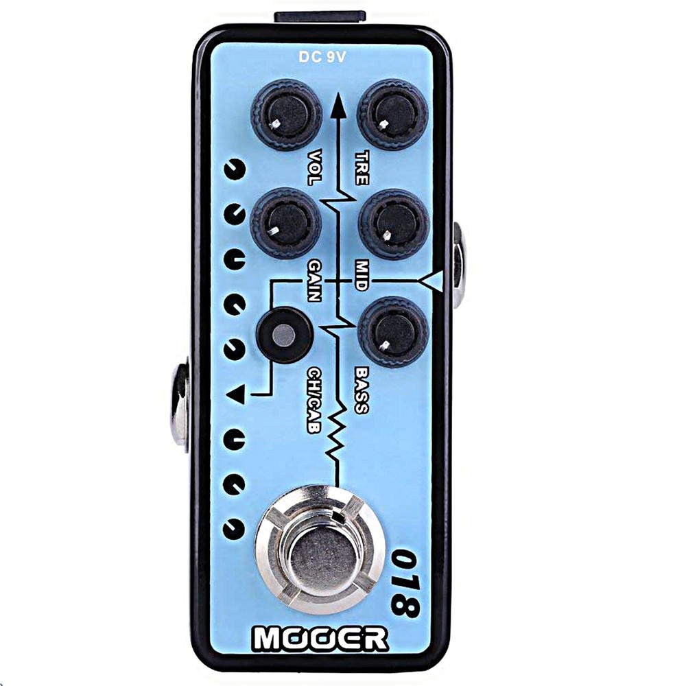Mooer 018 Custom 100 Micro Preamp Guitar Effects Pedal