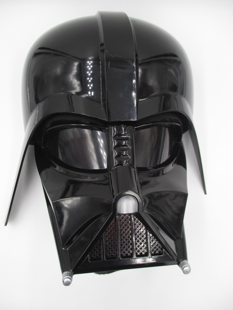 DARTH VADER STAR WARS MASK WITH LIGHTS hangs on wall RARE