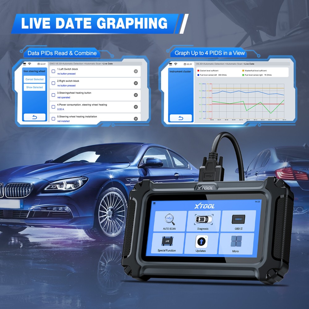 XTOOL IP500 For BMW All System ABS SRS EPB OBD2 Diagnostic Bidirectional Scanner