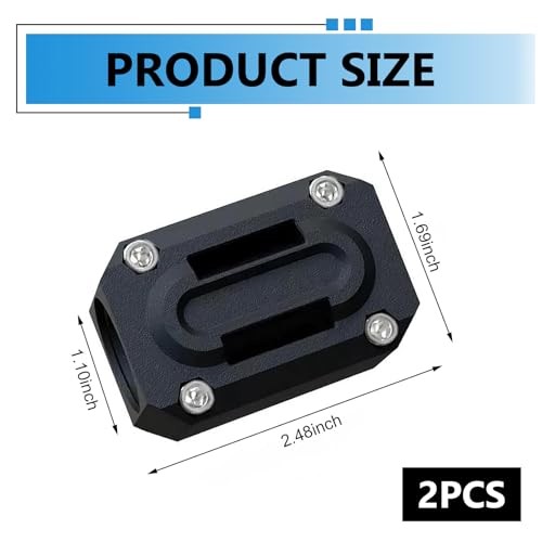 2 PCS Motorcycle Engine Guard Bumper Block, Crash Bar Protector, Anti-Scratch