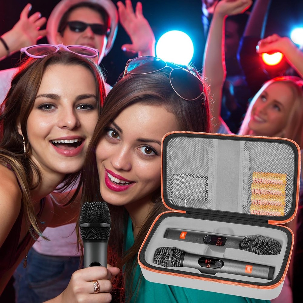 Wireless Microphone Case Compatible with J-B-L Wireless Two Microphone System, P