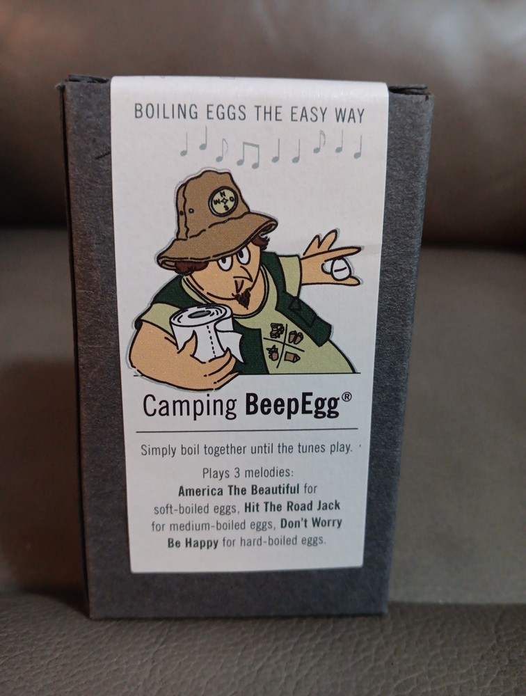 Brainstream Camping BeepEgg Singing and Floating Egg Timer, 2.13"W x 2.17"H