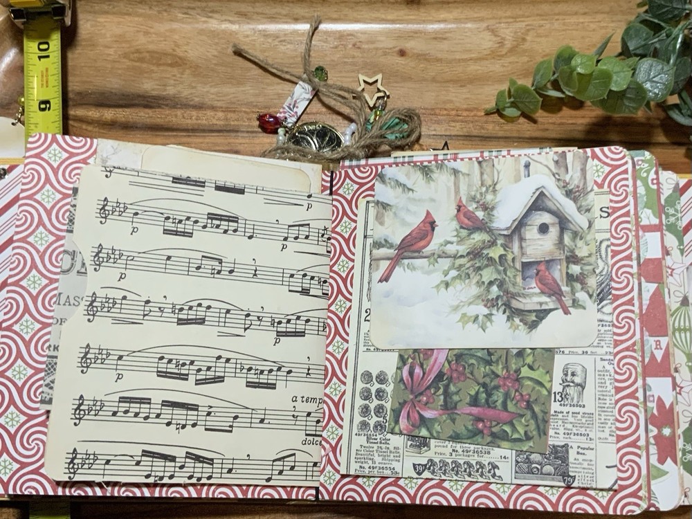 Christmas Handmade Junk Journal