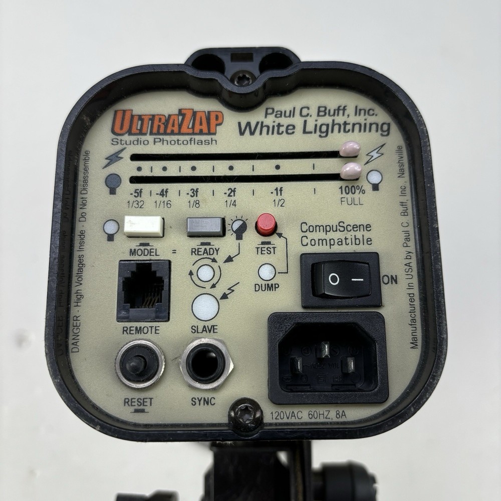 White Lightning UltraZap 800Watt Powerful Electronic Flash Working (G)