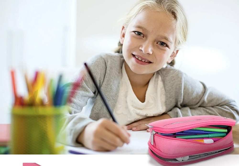 Pencil Pouch School Supplies Clearance Large-capacity Multi-function Pencil Cas