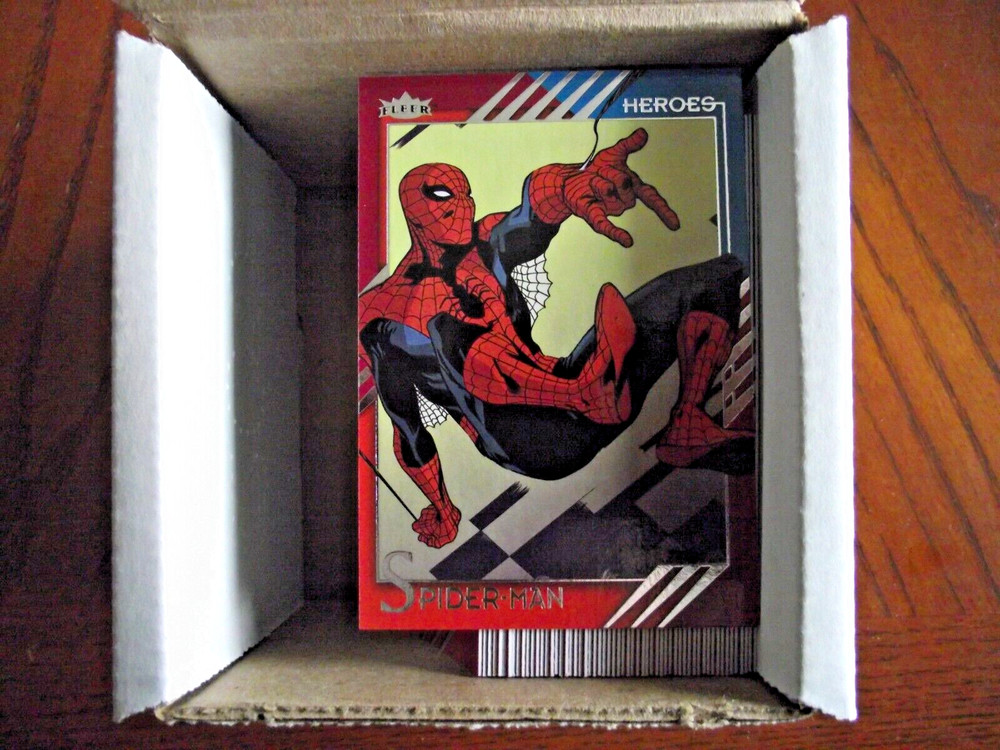 2015 Fleer Retro Marvel 60 Cards Complete Set Spider-Man Wolverine +