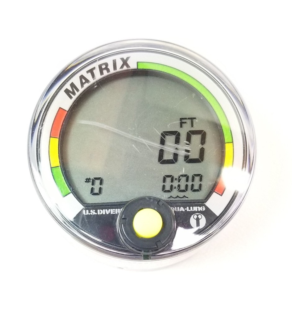 US Divers / Aqua Lung Matrix Scuba Dive Diving Computer Puck Module with Manual
