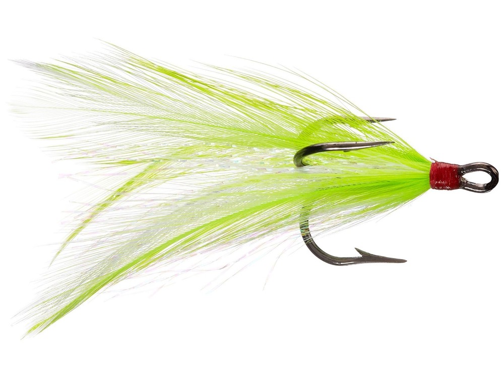 Eagle Claw Lazer Sharp Dressed Treble Hook 2 pack - Teaser Feather Treble Hook