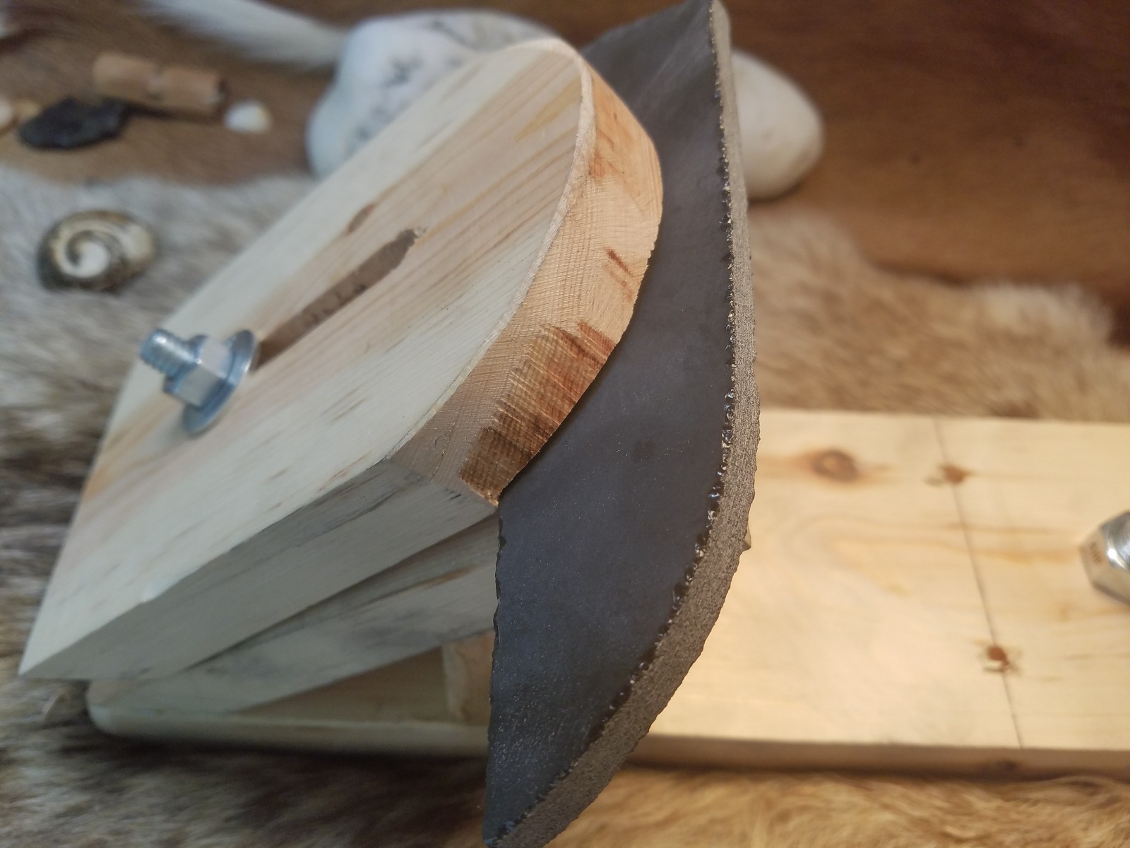 PRO GRADE Flint Knapping Dutchman Jig Primitive Disabled Knapper For Everyone SC