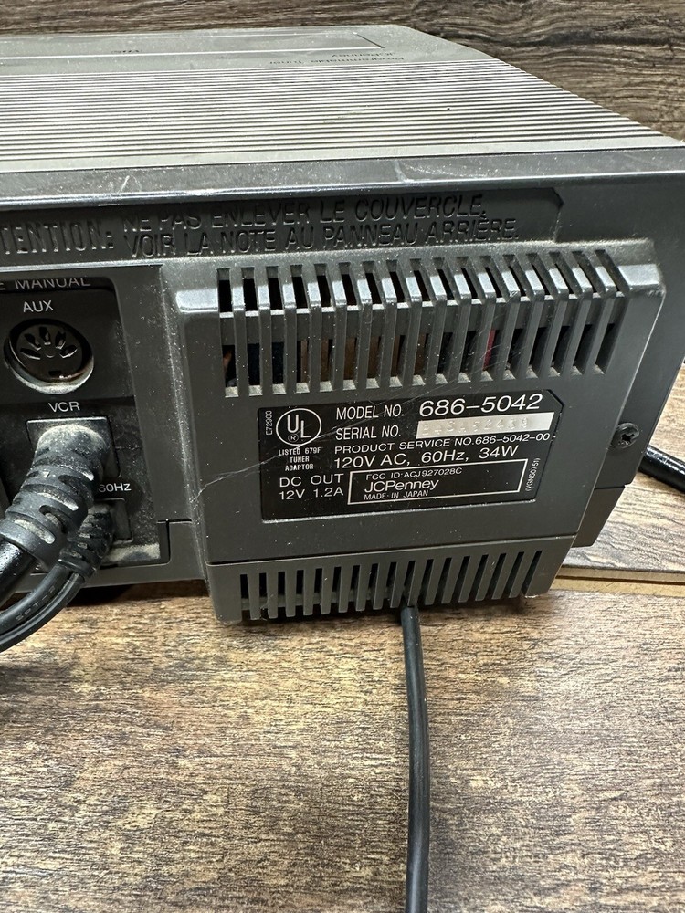 JCPenney's programmable tuner #686-5042. Read Description