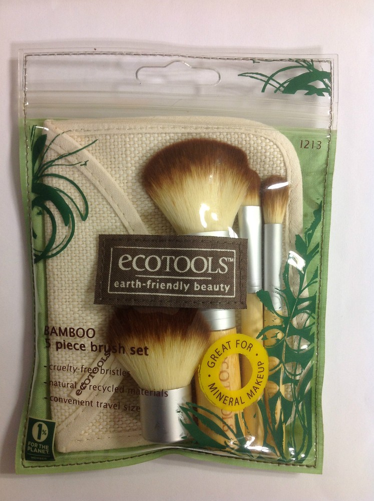 EcoTools 5 pc Make Up Brush Set - 1213 NEW.