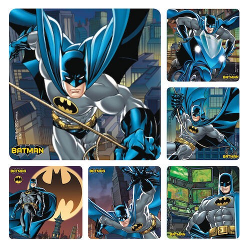 Assorted Stickers Batman Comic, 100/Roll, PS551