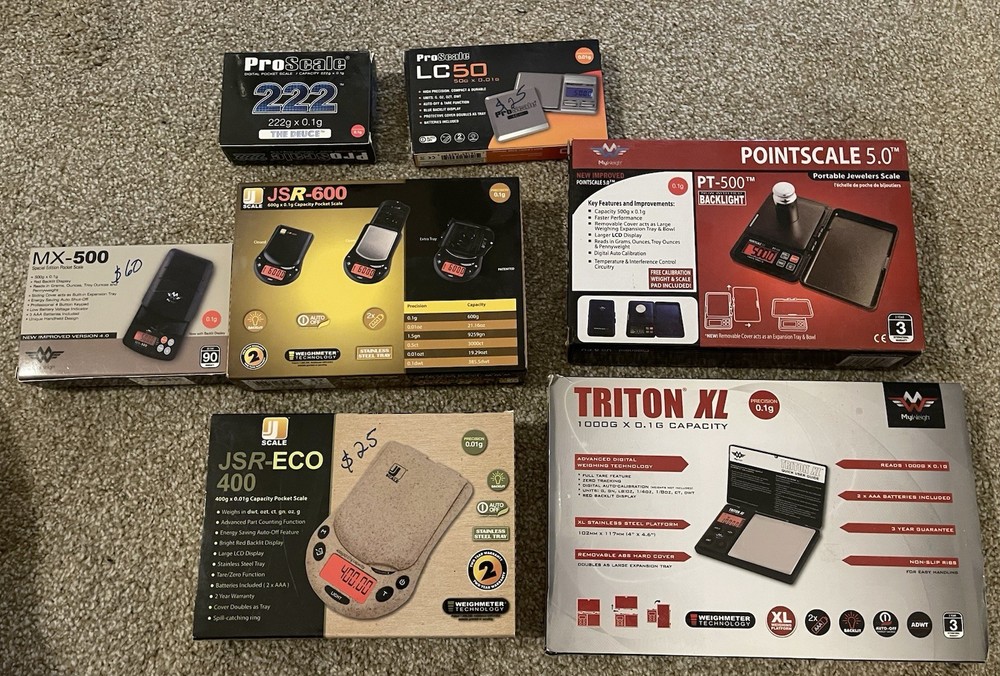 7 nib digital Scales Lot