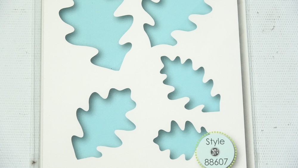 2016 Memory Box Designer Stencil Lovely Oak 88607