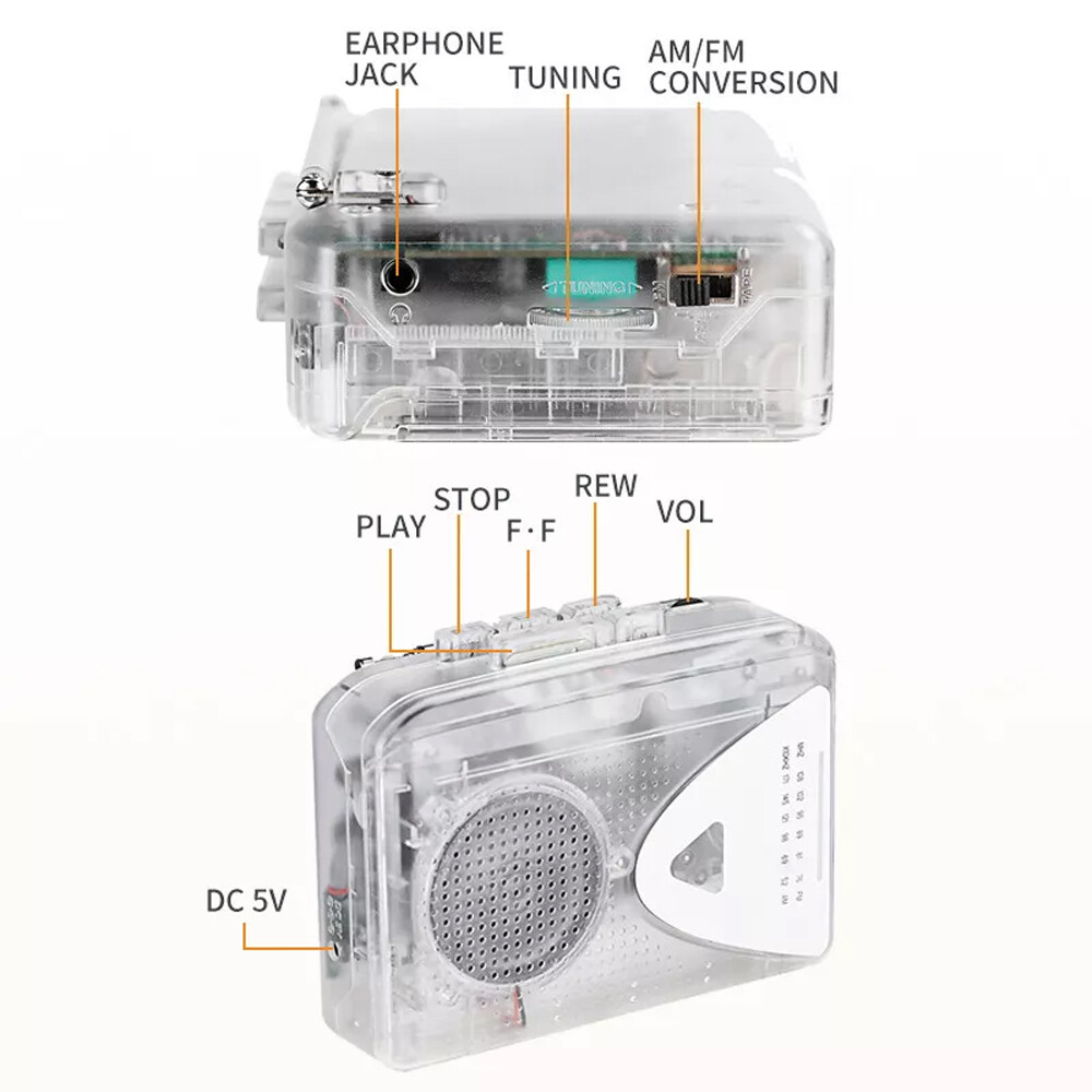 Cassette Player Walkman Cassette Player Portable Speaker Multiple