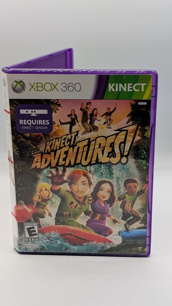 Microsoft XBOX 360 Kinect Sensor Bar with Original Box & Game