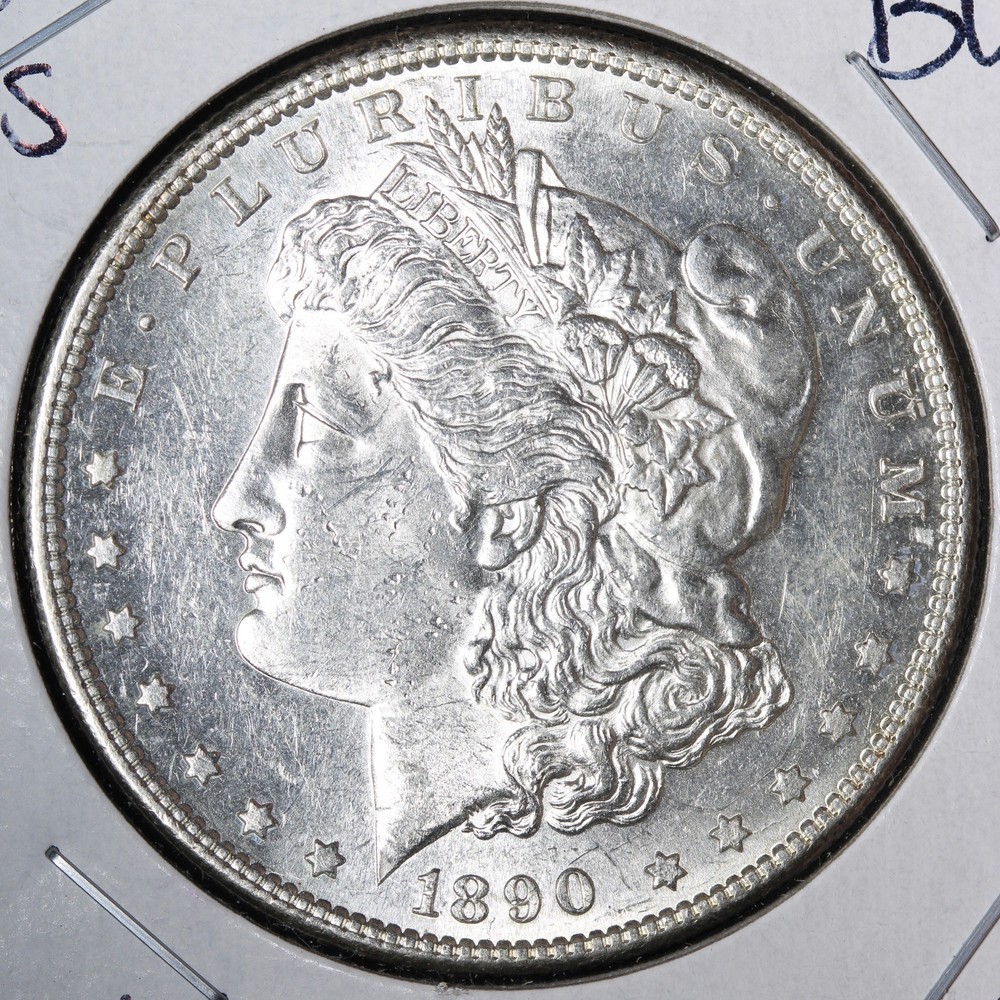 1890-S Morgan Silver Dollar BU *UNCIRCULATED* MS E367 TWLS