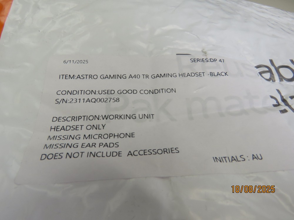 Astro A40 TR Wired Gaming Headset For Multi Platform [DP47]