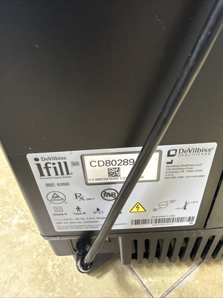 DeVilbiss Personal Oxygen Station