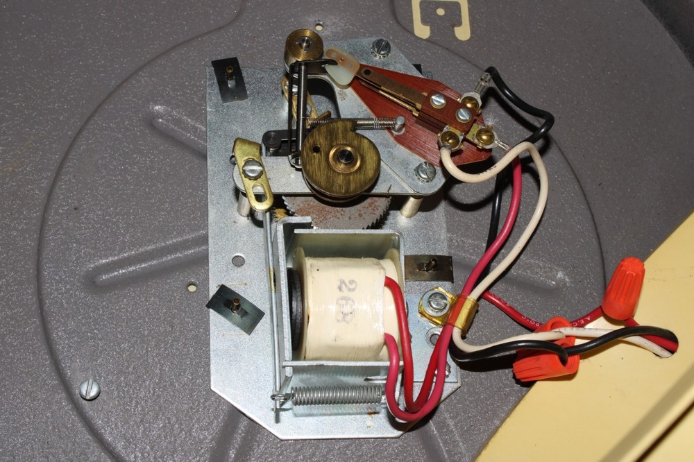 Simplex School Wall Clock Bubble Glass Ribbed Sides Untested Hard Wire As Is