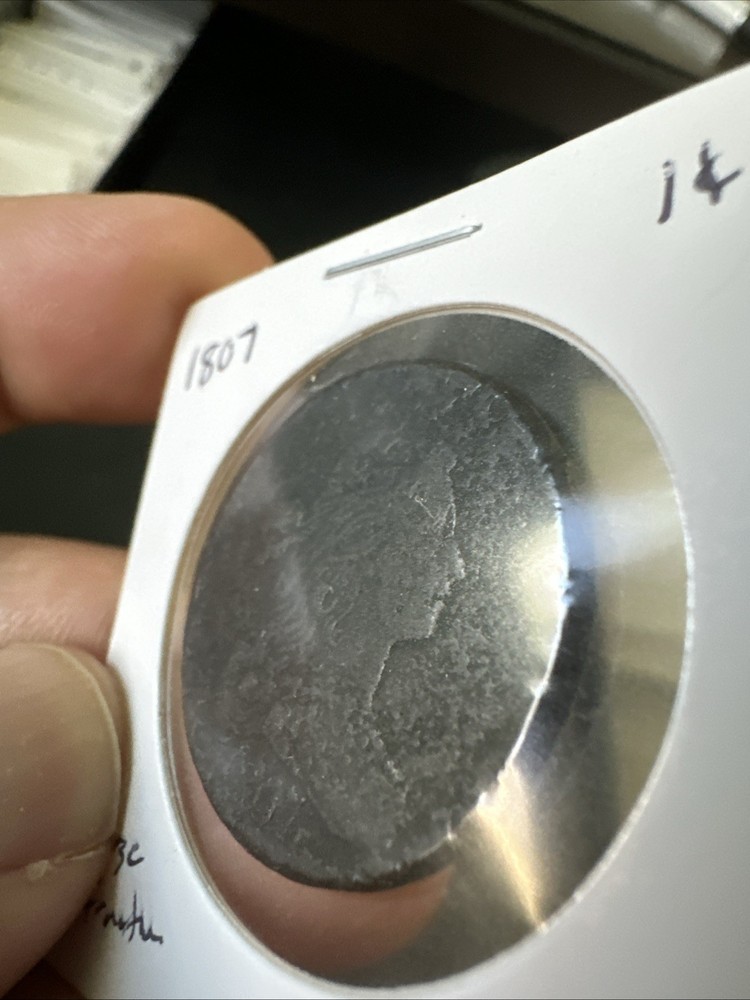 1807 Large Fraction Draped Bust Large Cent