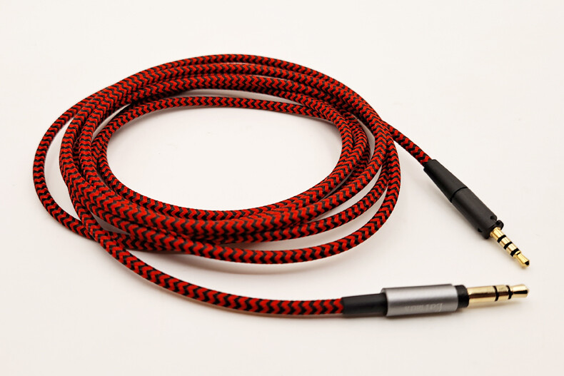 Replace nylon Audio Cable For Sennheiser HD 400S headphones