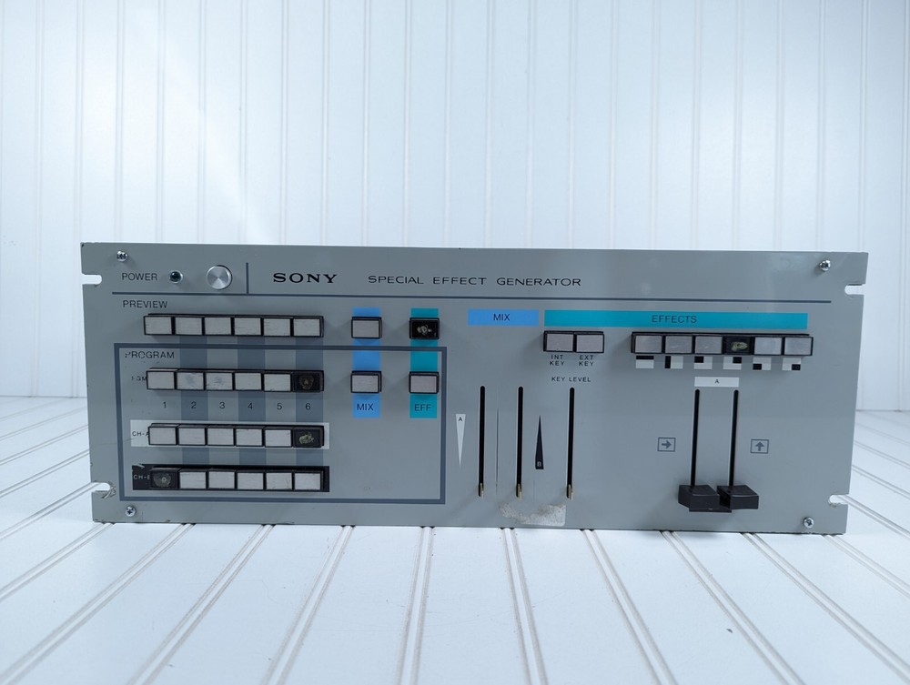Sony Special Effects Generator SEG-2 Vintage Powers on Broadcast Editor
