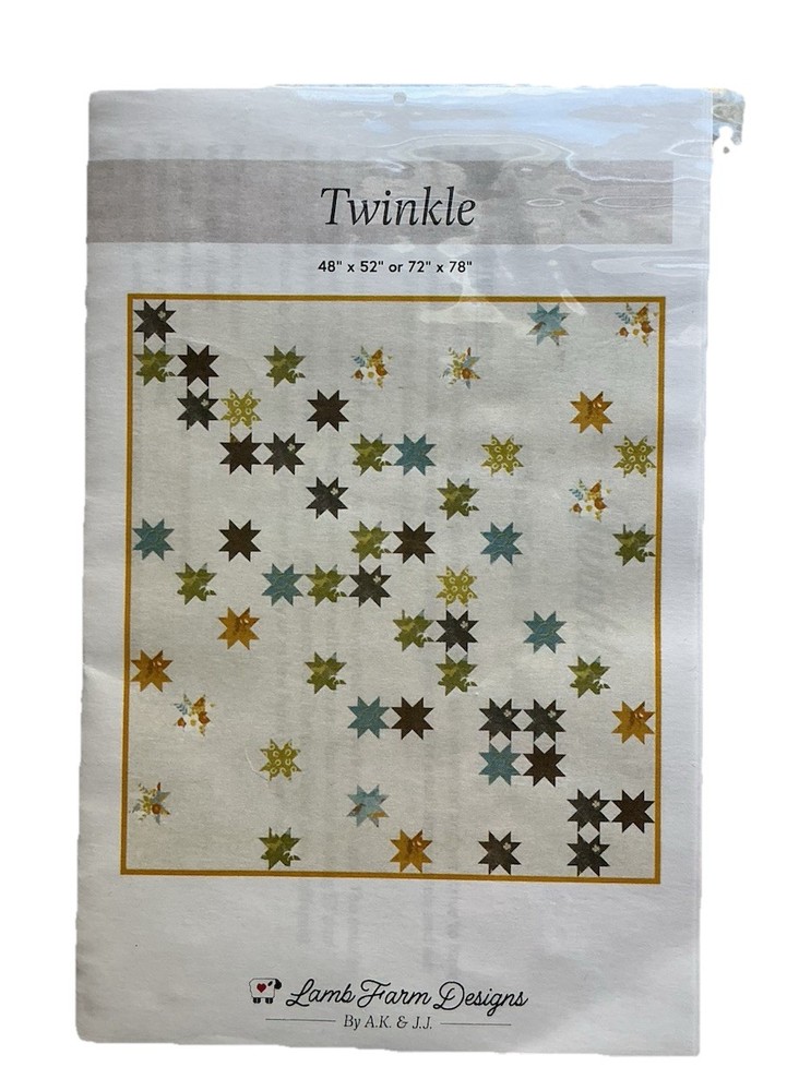TWINKLE Lamb Farm Designs Quilt Pattern New