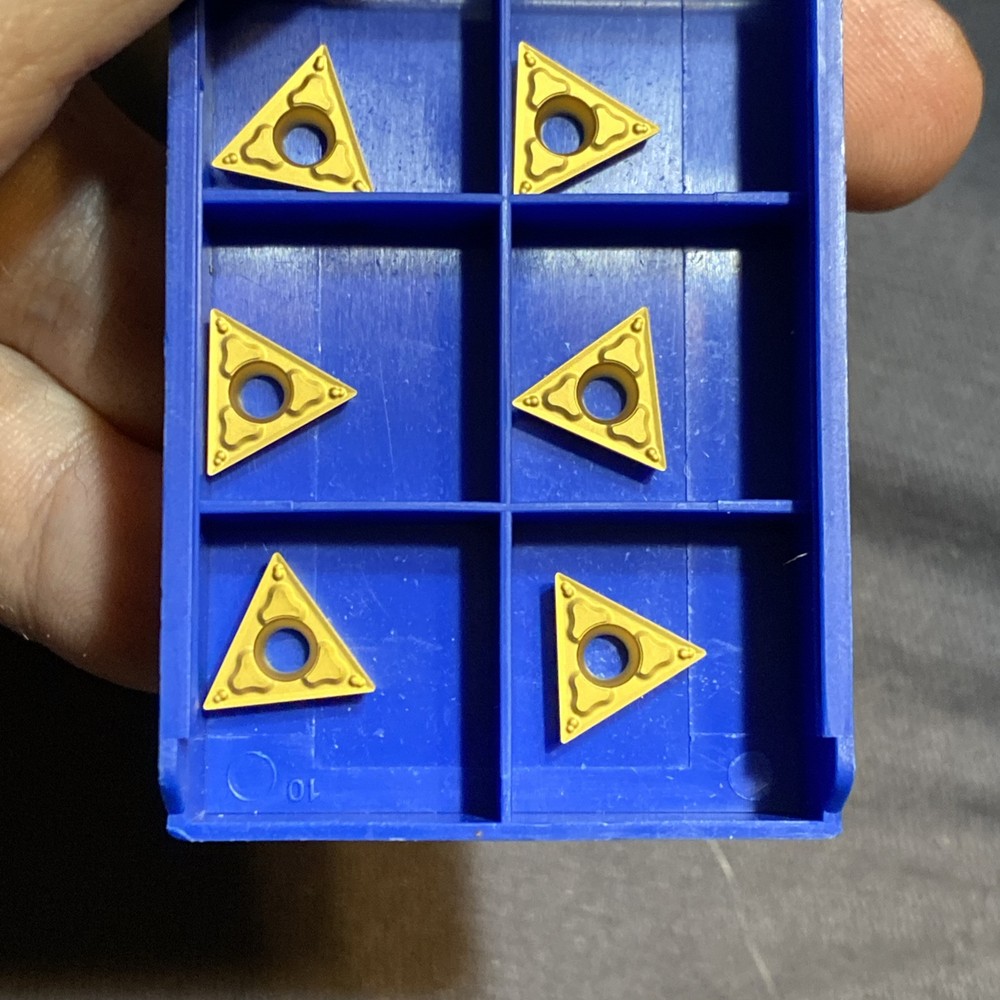 Qty.10 LDE Carbide Inserts 0113271 1/4 (C22)
