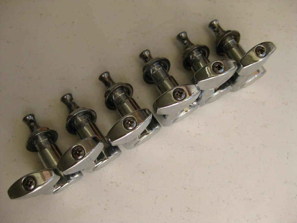 Vintage 90's Kramer Jackson Guitar Inline Tuners Set for Project