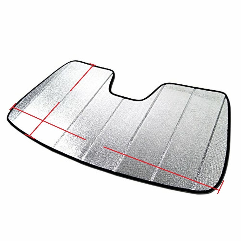 Aluminum Layer Reflective Windshield Sun Shade Privacy Front Window Sunshade
