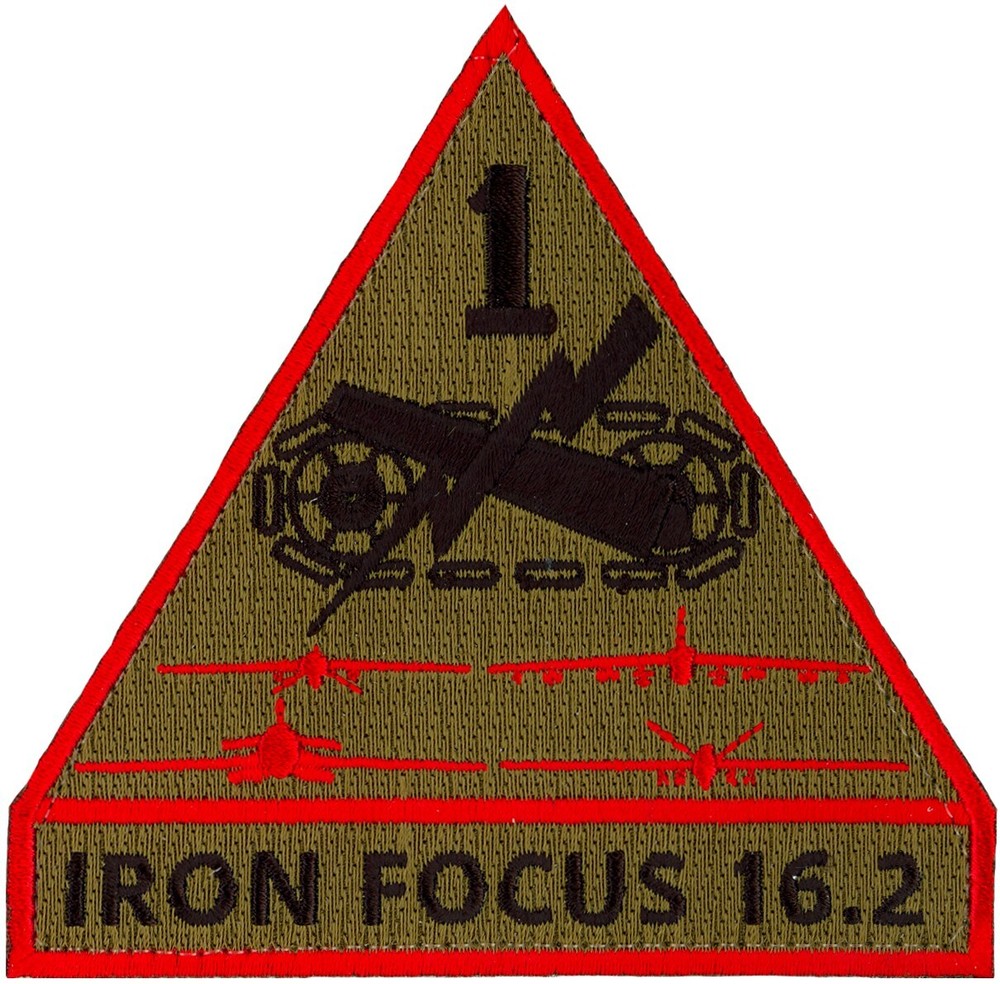 USAF 7th AIR SUPPORT OPERATIONS SQUADRON PATCH - IRON FOCUS 16.2
