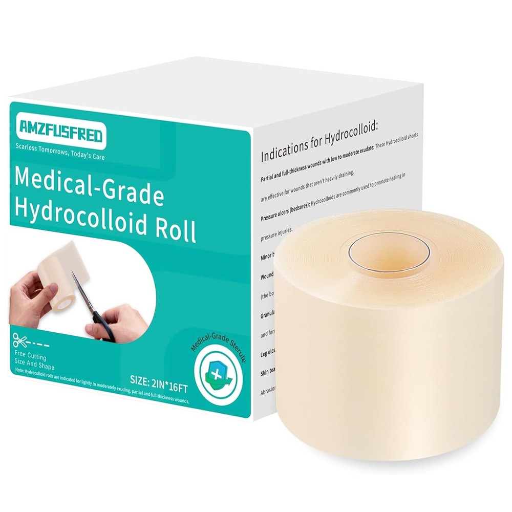 New Version Hydrocolloid Roll,2in*16ft 16FT, Transparent