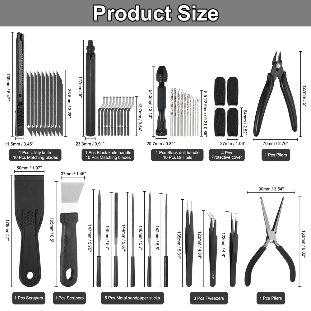 3D Printer Tools Kit, 49 Pcs 3D Printer Accessories