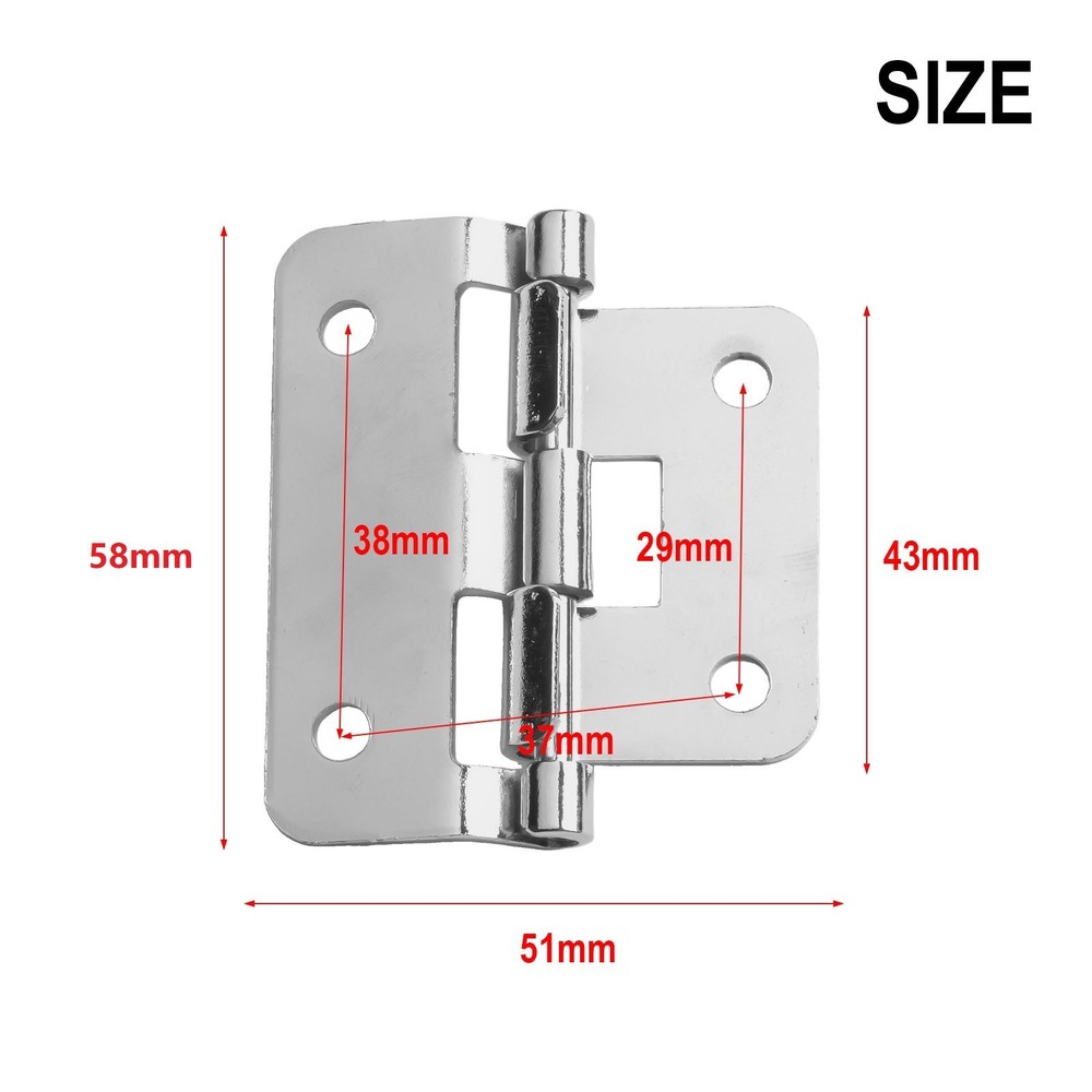 Hook Off Hinge Detachable Hinges Versatile Application About 56*56*30.5*43.5 Mm