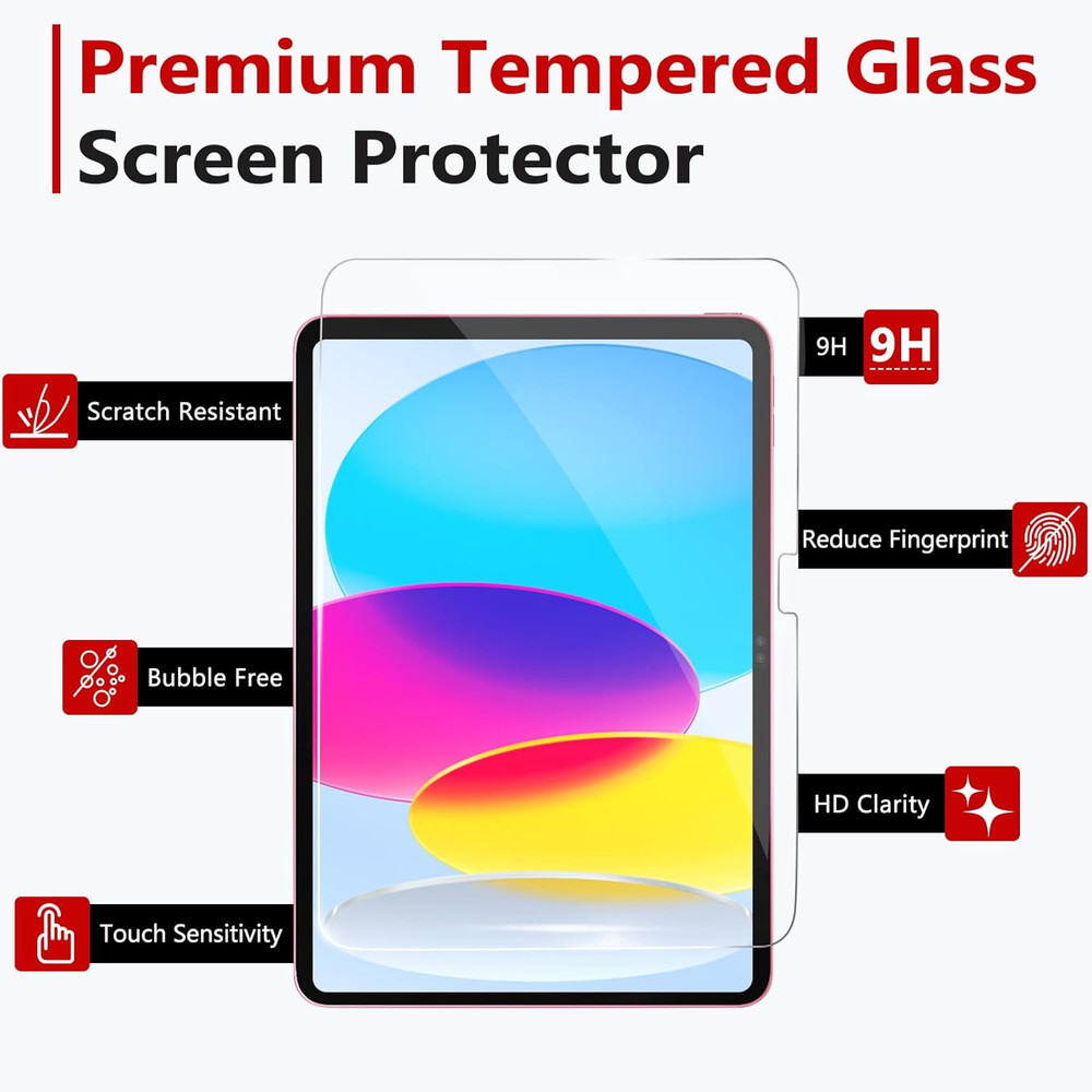 Screen Protector Compatible with iPad A16 11th/10th Generation 11/10.9 Inch ...