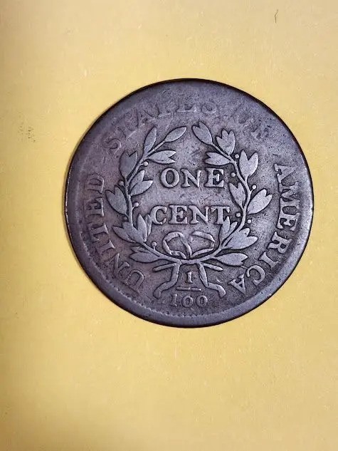 1807/6 DRAPED BUST LARGE CENT SHELDON S-273 CLEAR OVERDATE #CH27-3