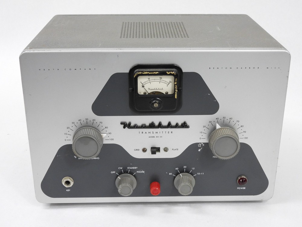 Heathkit DX-35 Vintage Ham Radio Transmitter (works, 40W out)