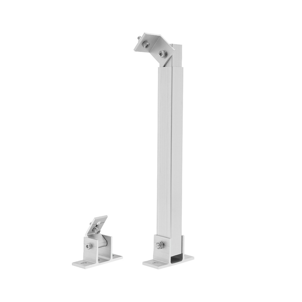 2-Pair Adjustable Solar Panel Tilt Mounting Rack Brackets For RV/Rooftop/Floor