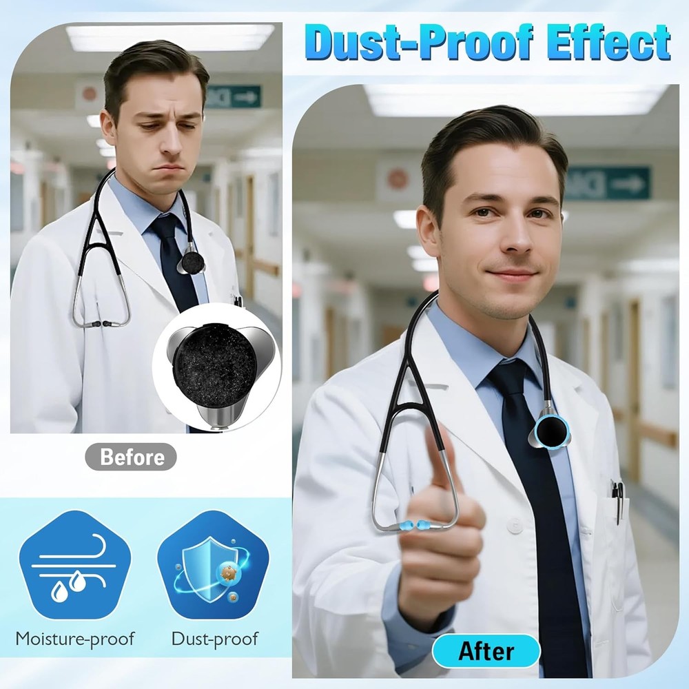3 Silicone Protective Cover & 12 Ear Tips Replacement Accessories Compatible wit