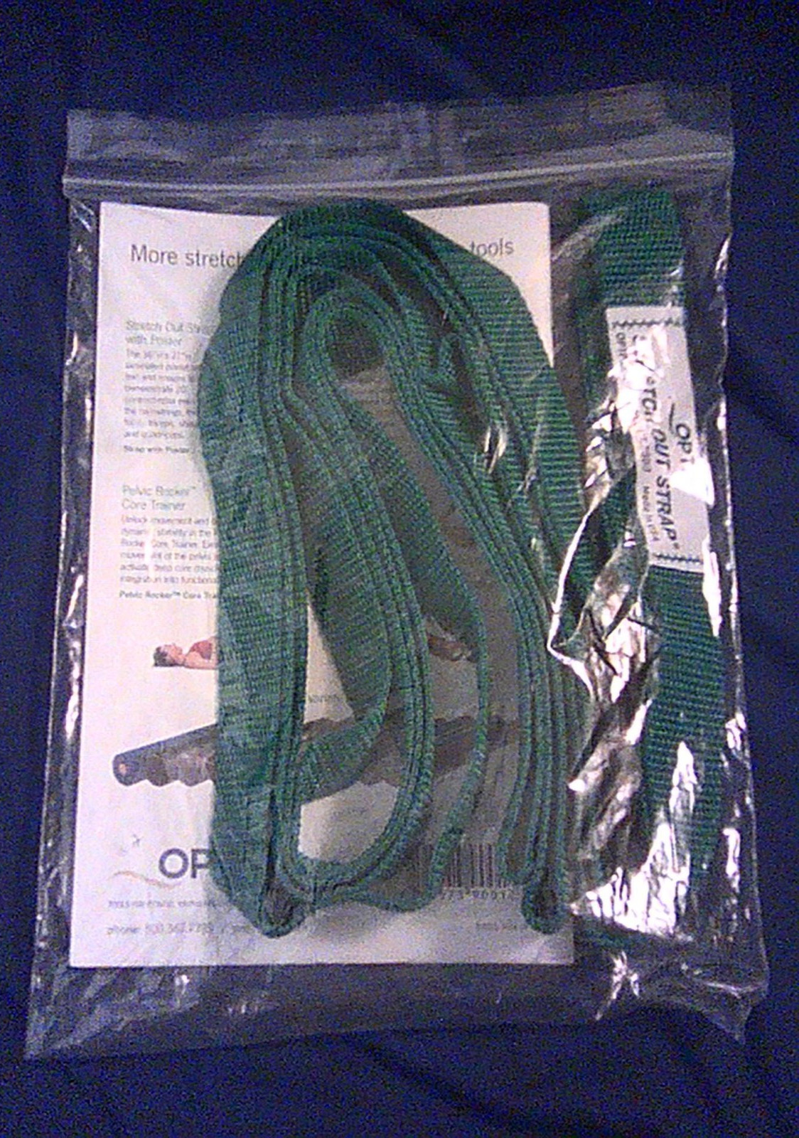 Stretch Out Strap Exercise Book Straps for Physical Therapy Yoga Stretching NEW