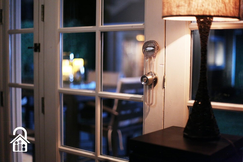 Bump Proof Deadbolt Door Locker, Clear