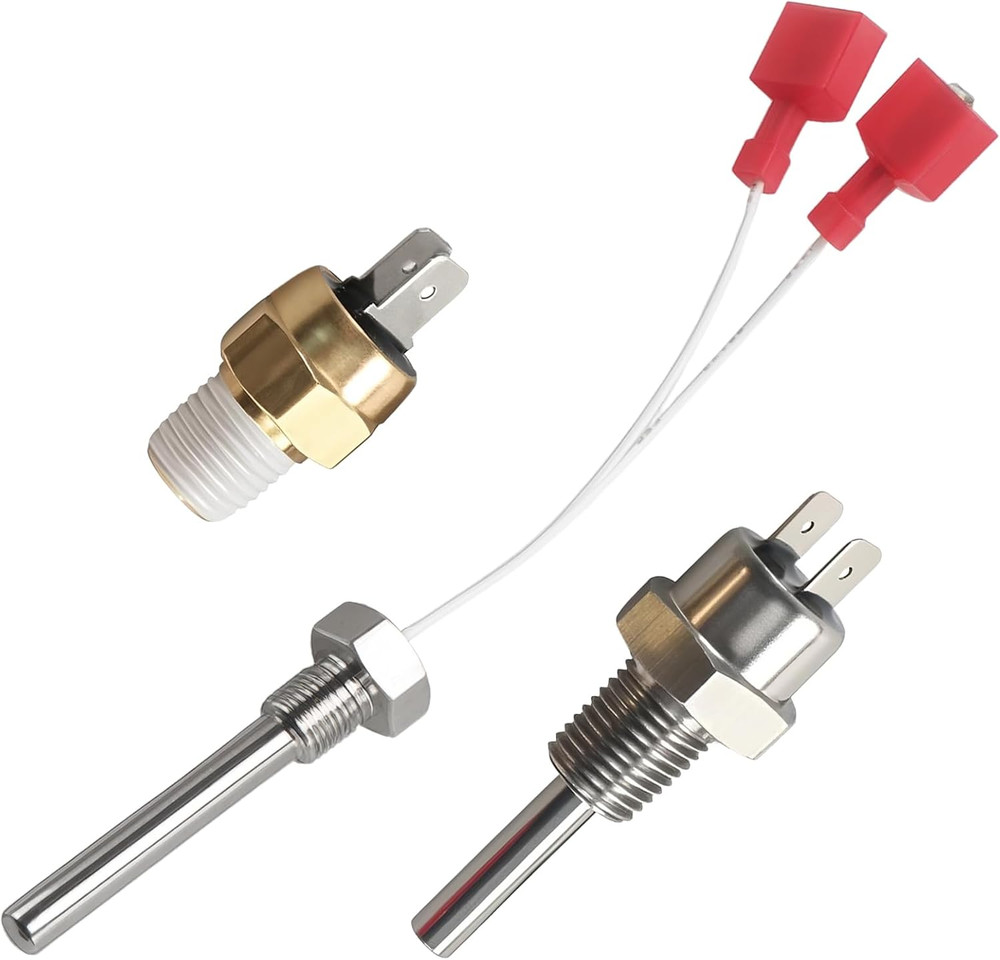 Pool Heater Repair Kit Includes Stack Flue Sensor & High Limit Switch & Heater T