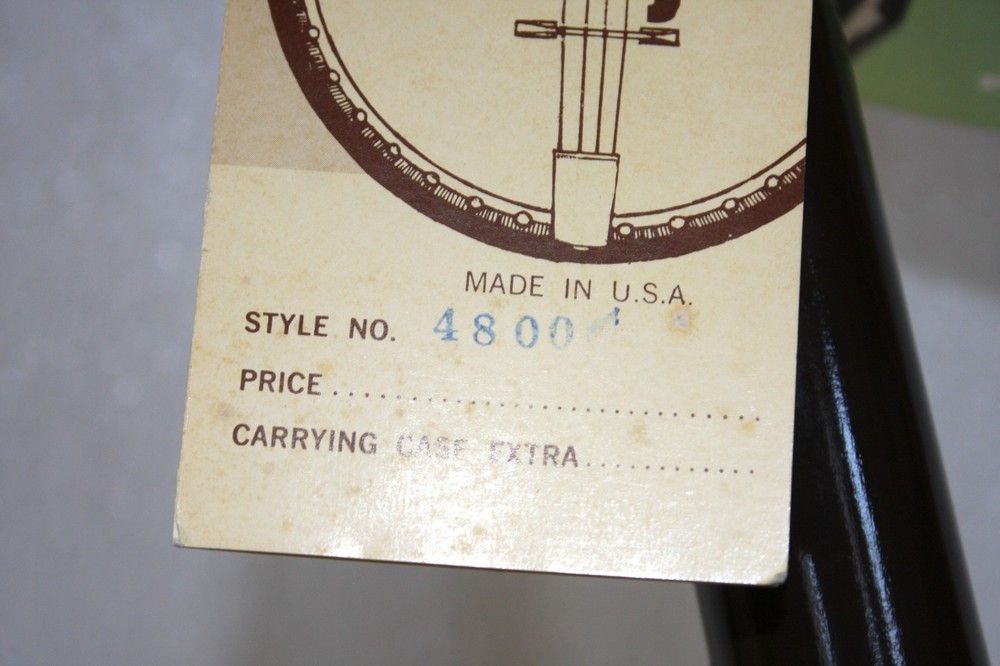 Harmony 4800 4 String Open Back Banjo With Case