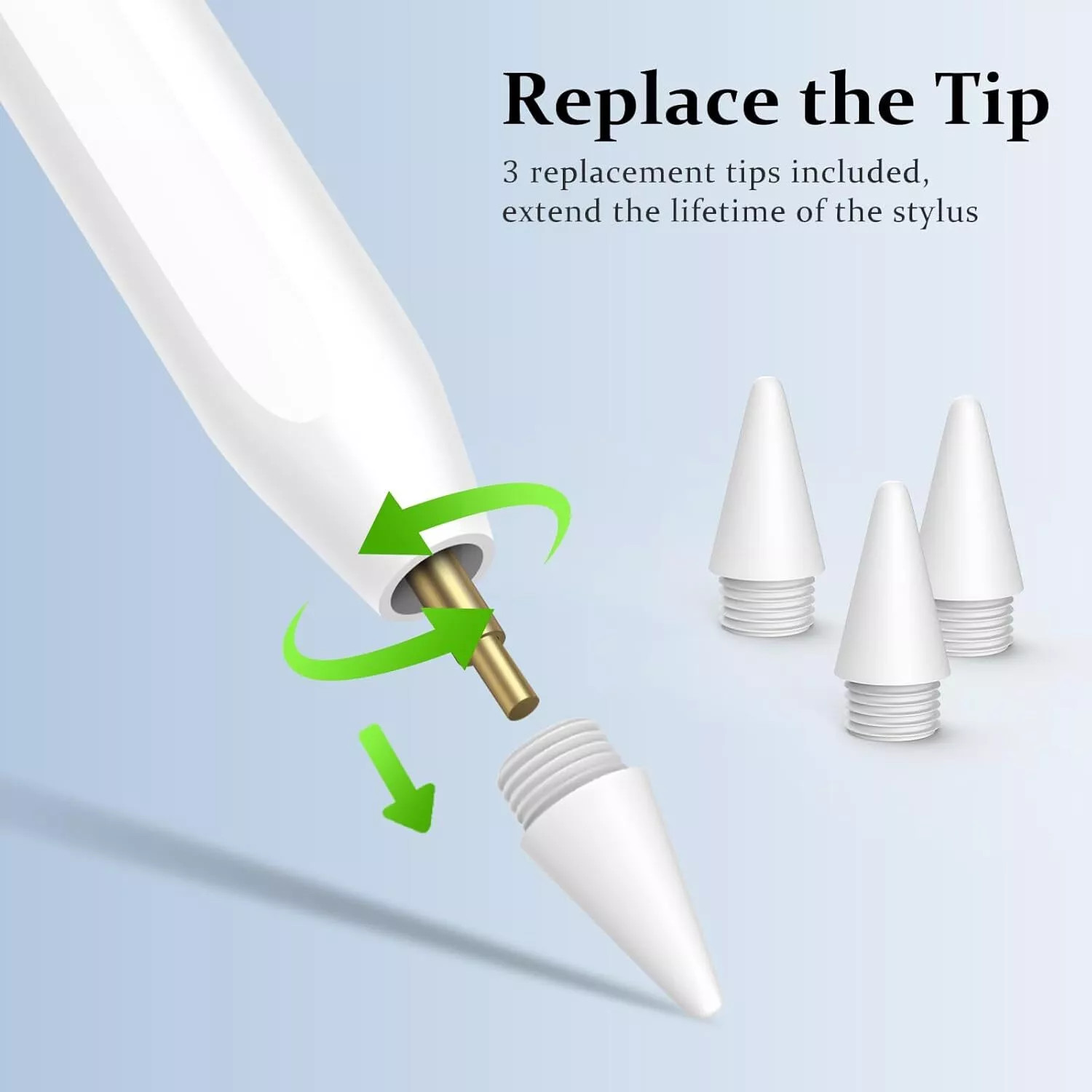 Apple Pencil Stylus Pen 2nd Generation for iPad/iPad Air/iPad Pro/iPad mini